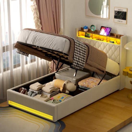 Wishdor Fluwelen Bedframe – MDF & metalen frame – Zonder matras – 140x200 cm