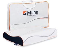 M line Wave Pillow ergonomisch hoofdkussen – traagschuim slaapkussen – medium - anti-allergeen – tegen nek- en rugklachten – 13 cm hoog