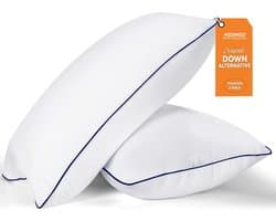 Slaapkussens Set - Verkoelende Kussens - Rustige Nachtrust - Dons Alternatief Vulling - Standaard Maat - Koninklijke Mauve