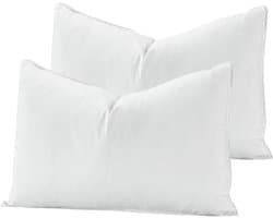 Set van 2 Luxe Donsveren Kussens 50x70 cm - 100% Katoen & Hypoallergeen