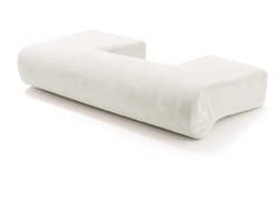 The Pillow Extra Comfort - Orthopedisch Hoofdkussen tegen Nekklachten - Ergonomisch Slaapkussen - Medium - Vanaf 65 kg - Ventilerend Natuurrubber - Inclusief Luxe Sloop - 63x36x15cm