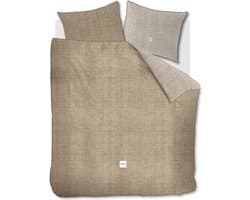 Riviera Maison Coughton Court dekbedovertrek - Tweepersoons - 200x200/220 - Donker zand