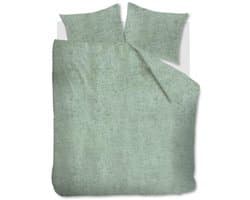 Beddinghouse Frost dekbedovertrek - Effen - Tweepersoons - 200x200/220 cm - Grijsgroen