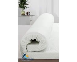Topmatras Ergonomisch - Topper Hotel XL - HR Koudschuim 9cm dik° Topdek - Comfort Bamboo Tijk - STEVIG - 120x200 - Anti Bacterieel