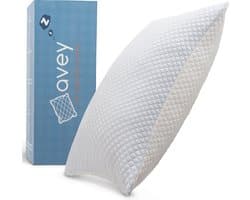 Avey Dreams® Het aanpasbare kussen - Hoofdkussen - Traagschuim - Versnipperd Traagschuim - Geschikt voor rug-, zij- en buikslapers - Memory foam - Nekklachten - pillow