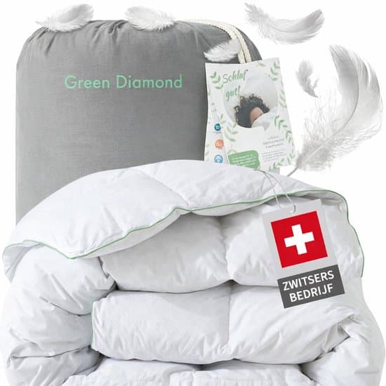 Dons- en verendekbed 200x200 cm - Vierjaargetijden - Luxe hotelcomfort - Huidvriendelijk