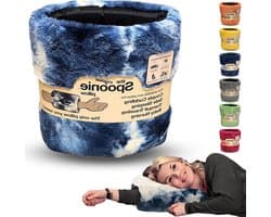 Arm Kussen - Cuddle Kussen - Comfortabel Slapen - Gepatenteerd Ontwerp - One Size - Blauw Wit