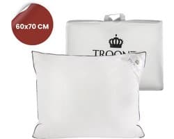Troonz Hoofdkussen Four dons - 60x70 - Nekklachten - Veder Zacht - Zijslaapkussen - - Ergonomisch Kussen 60 x 70 cm