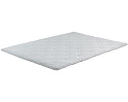 Topdekmatras Foam - 160x200 - 3 cm dik - Anti-Allergie - Afritsbare en wasbare hoes