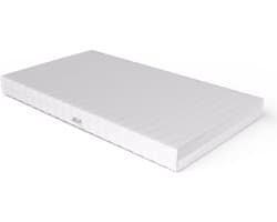 120x190 Koudschuim HR55 matras 22 cm dik - En wasbaar 40 °C. Met Luxe dubbeldoeks afritsbare hoes, 300 grams M2 hollowfiber