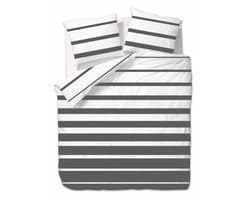 Ten Cate Dekbedovertrek - Dekbedovertrek 200 x 200 tweepersoons - Dekbedovertrekken - Dekbedovertrek 200x220 - Celia Antraciet