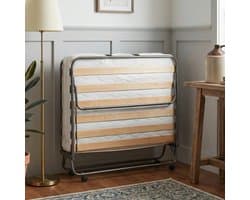 Troonz® Opklapbed Verona 120x200 cm – Opklapbed - Logeerbed met Luxe Ergonomisch Matras van 12 cm - Tweepersoonsbed