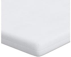 Matrastopper | Topmatras | Dekmatras Wit 200 x 200 x 7 cm Jacquard Stof