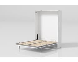 Compaqt - 140x200 - 2-persoons Opklapbed Verticaal - Inclusief Orthopedisch Matras - Made in Italy