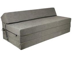 Opvouwbaar matras - 2 persoons - 200x120x10 cm - grijs