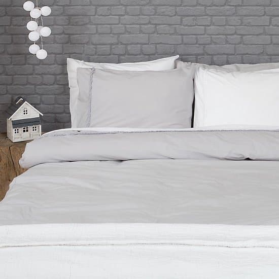 Dekbedovertrek Harwich lichtgrijs - 240x220