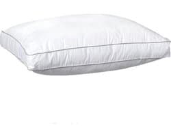 BOX Kussen 50x60+10cm - tijk 100% katoen Perkaal - vormstabiele holle vezelbolletjes