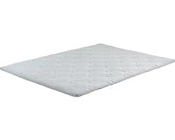 Topdekmatras Foam - 180x200 - 3 cm dik - Anti-Allergie - Afritsbare en wasbare hoes