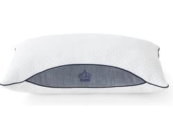 Auping Dew hoofdkussen - 40 x 60 cm - Polyester - Wit - Geschikt voor zij-, rug- en buikslapers