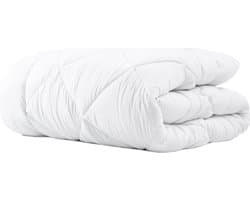 Dekbeddenwereld Ultra Soft Luxe Dekbed met Anti-allergie Vulling – Ademend en Lichtgewicht Comfort met Gebalanceerde Warmte – Ontworpen voor Dagelijks Gebruik – Hoogwaardig Dekbed voor Dagelijks Slaapcomfort - Wit - 240 cm x 220 cm