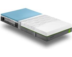 Emma Helix 160 x 200 cm Hybrid Medium koudschuim pocketvering matras - 10 jaar garantie - 23 cm - tot 120 kg