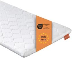 sleepling koudschuim topper - matrastopper 160x200 cm - hoogte 6 cm - orthopedische matrasonderlegger - geschikt voor alle matrassen en bedden - Made in EU - 160 x 200 x 6 cm - wit