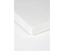 Ambianzz Bedding - Molton Hoeslaken voor Topper - Katoen (stretch) - 140/160x200 + 12 cm - Wit