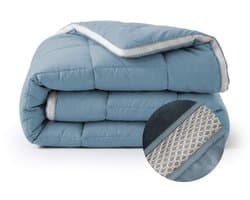 Dekbed-Discounter - Sleeptime Wasbaar dekbed 200 x 200 cm - Dekbed zonder overtrek - Wasbaar op 40 graden - All season dekbed - Blauw