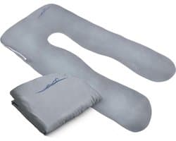 Hoes voor kussen - Vervangende sloop - Comfortabel slapen - Anti-allergeen materiaal - 60 x 120 cm - Grijs