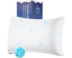 Hoofdkussen van Traagschuim 60 x 40 cm - Ergonomisch en Verstelbaar Orthopedisch Kussen voor Zijslaap en Neksteun