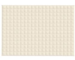 vidaXL - Verzwaringsdeken - 137x200 - cm - 6 - kg - stof - lichtcrèmekleurig