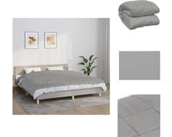 vidaXL - Verzwaringsdeken - 155x220 - cm - 11 - kg - stof - grijs