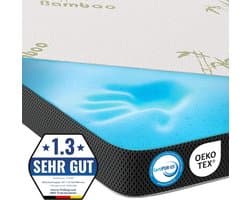 Premium Comfort Topper - Matrastopper - Gel-Traagschuim - 7 cm - Ademend en Comfortabel - Geschikt voor Elk Lichaamsgewicht
