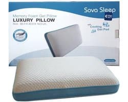 Traagschuim Hoofdkussen met Cooling Gel - 60x40cm