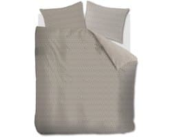 Riviera Maison Braided dekbedovertrek - Tweepersoons - 200x200/220 - Taupe