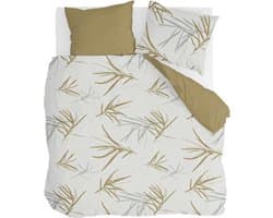 Walra Dekbedovertrek Remade Bamboo Grasses - 200x220 - 100% katoen - Honing Mosterd