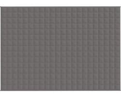 vidaXL - Verzwaringsdeken - 155x220 - cm - 11 - kg - stof - grijs