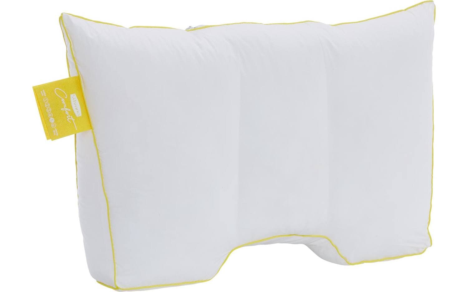 Silvana Silvana Hoofdkussen Silvana, Comfort geel 60 x 70 cm