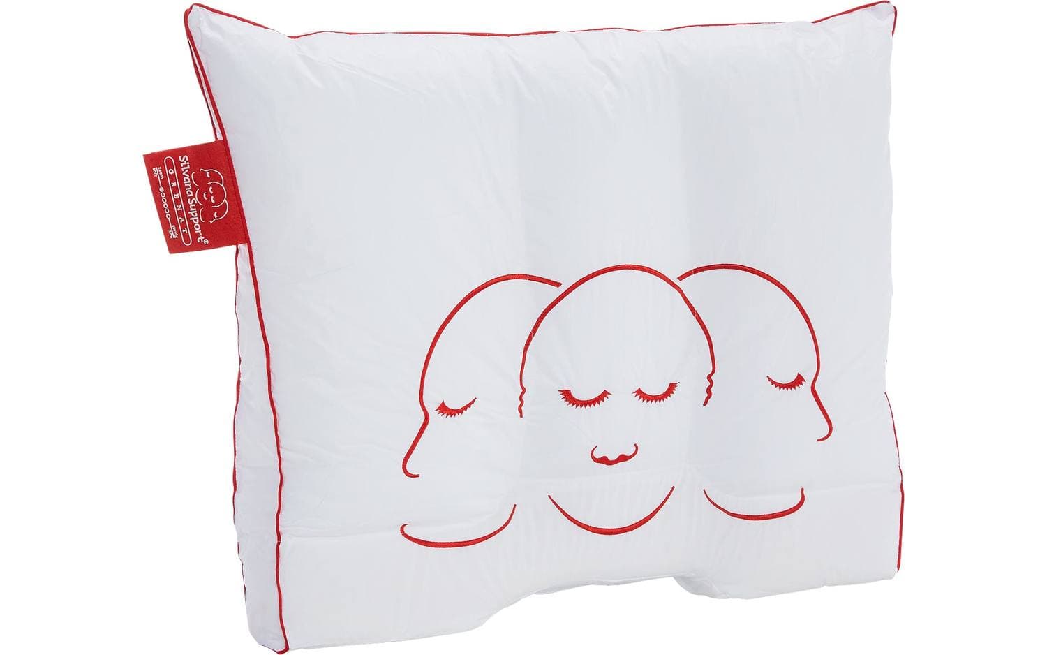 Silvana Silvana Hoofdkussen Silvana, Support rood (care) grenat 60 x 70 cm