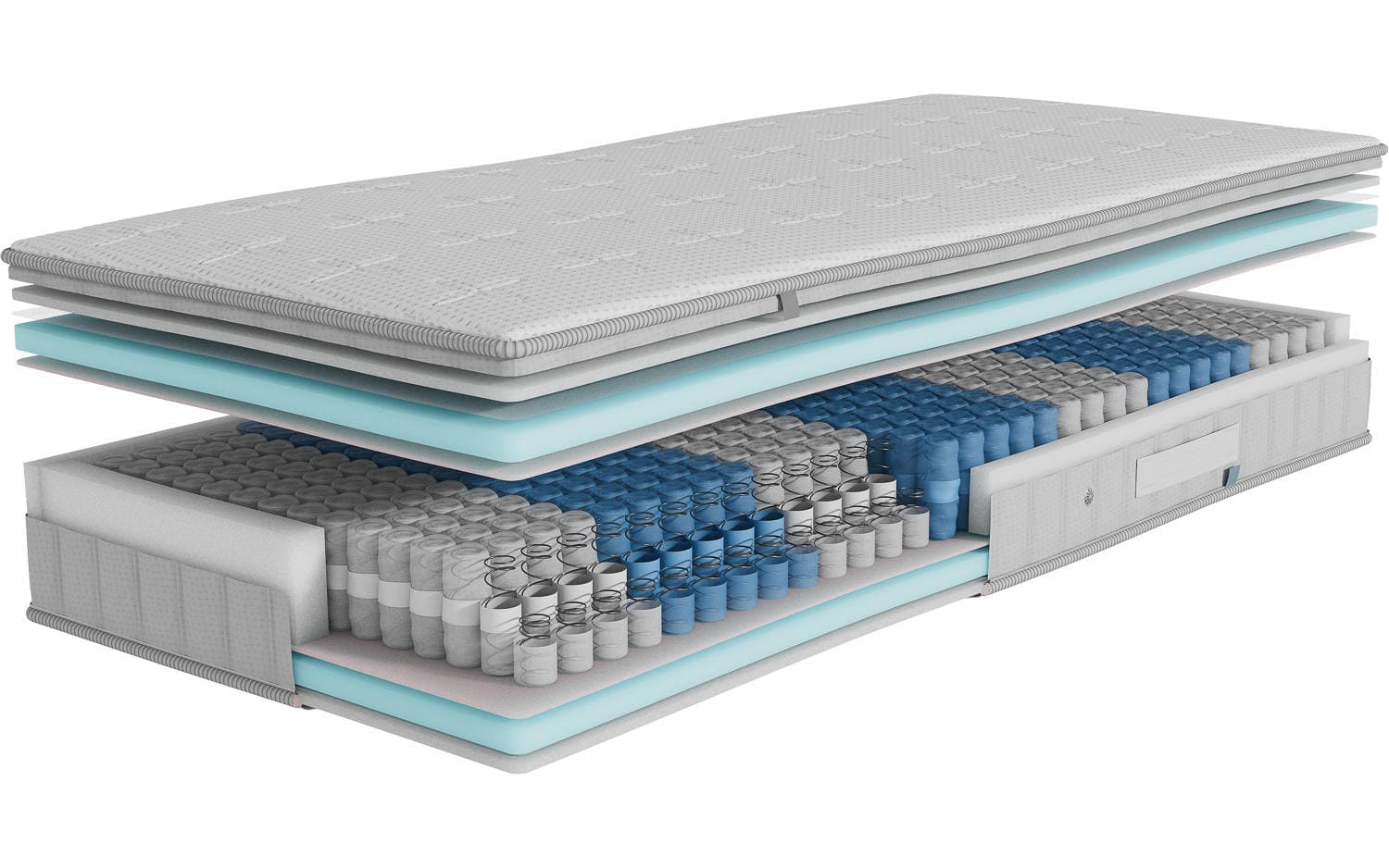 Goossens Matras Shapes 3, 140 x 200 cm pocketvering