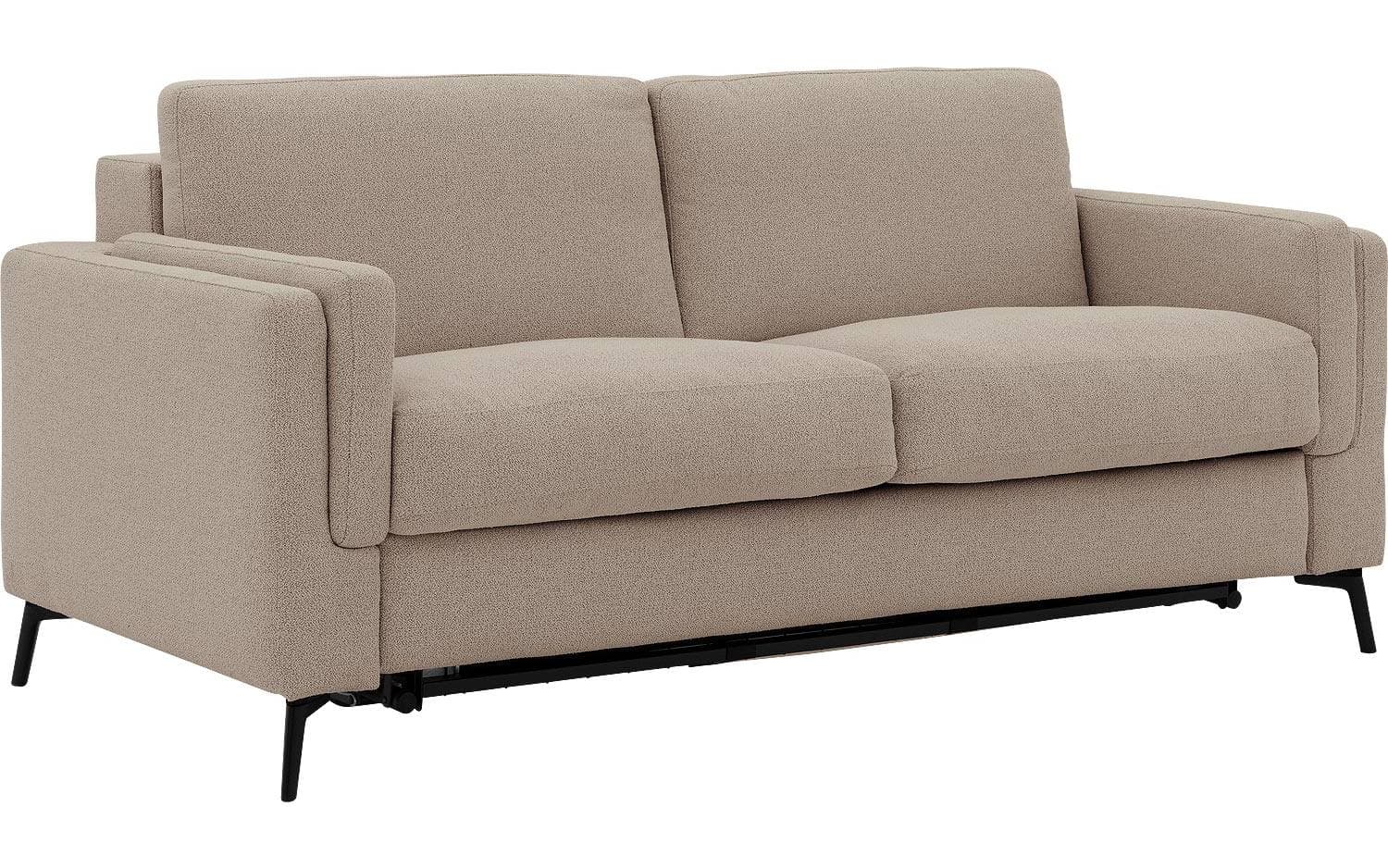 Goossens Excellent Slaapbank Silkeborg, 2 zits- matras 140 cm breed