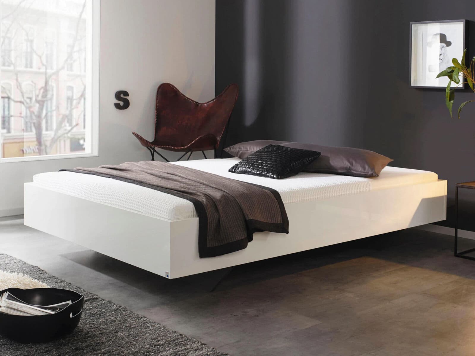Bed IXANA 140x200 cm alpine wit