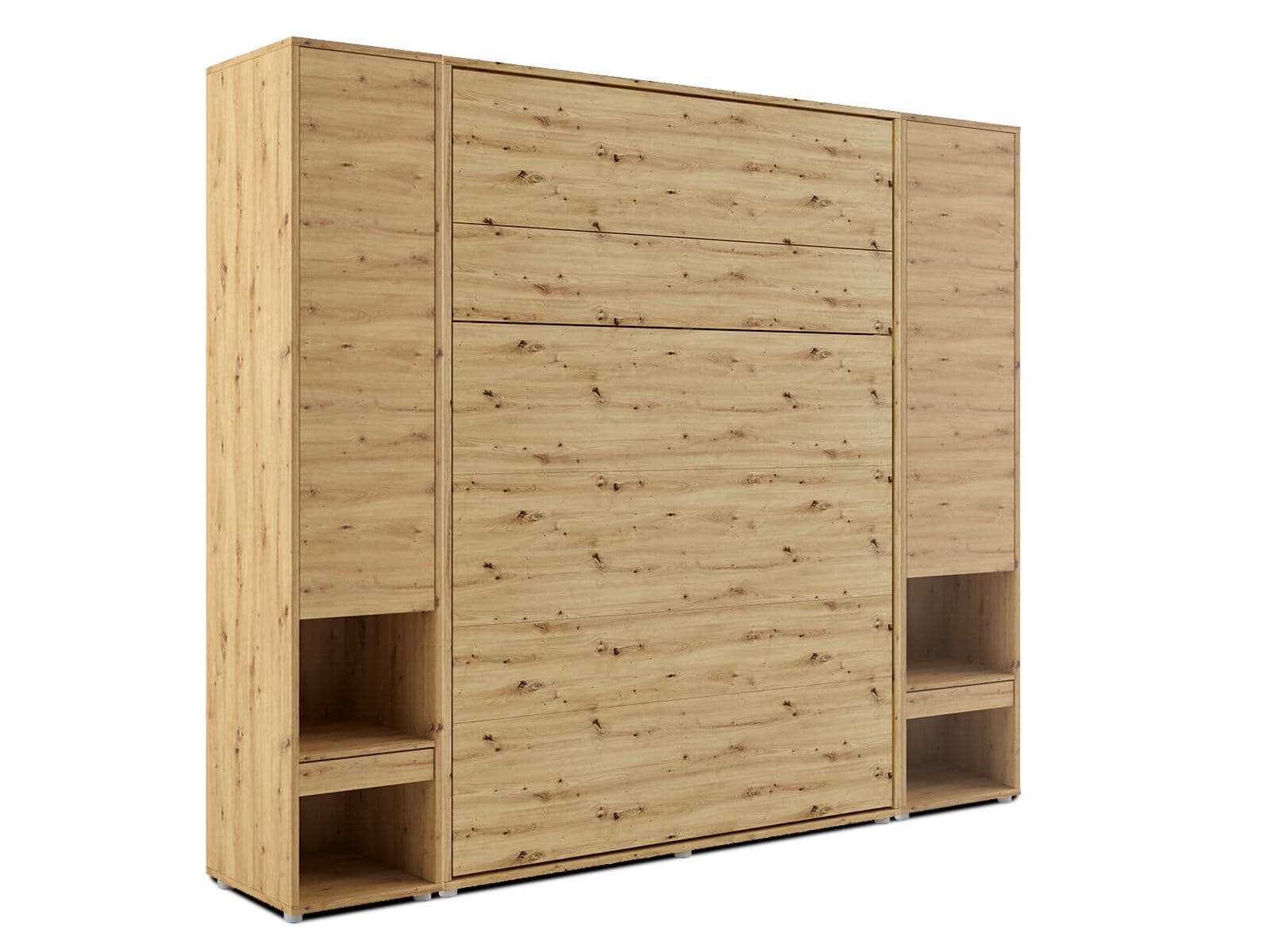 Opklapbed CONCEPTION PRO 140x200 cm artisan eik (verticaal) met kasten