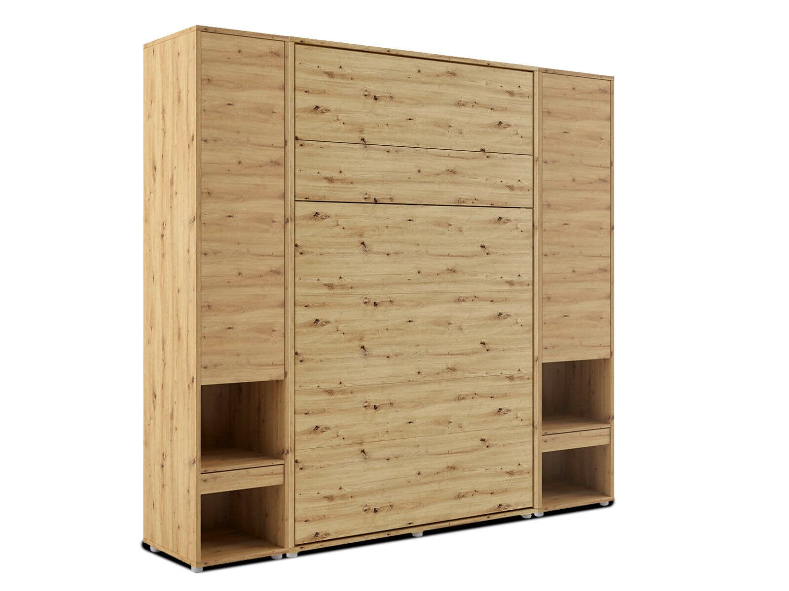 Opklapbed CONCEPTION PRO 120x200 cm artisan eik (verticaal) met kasten