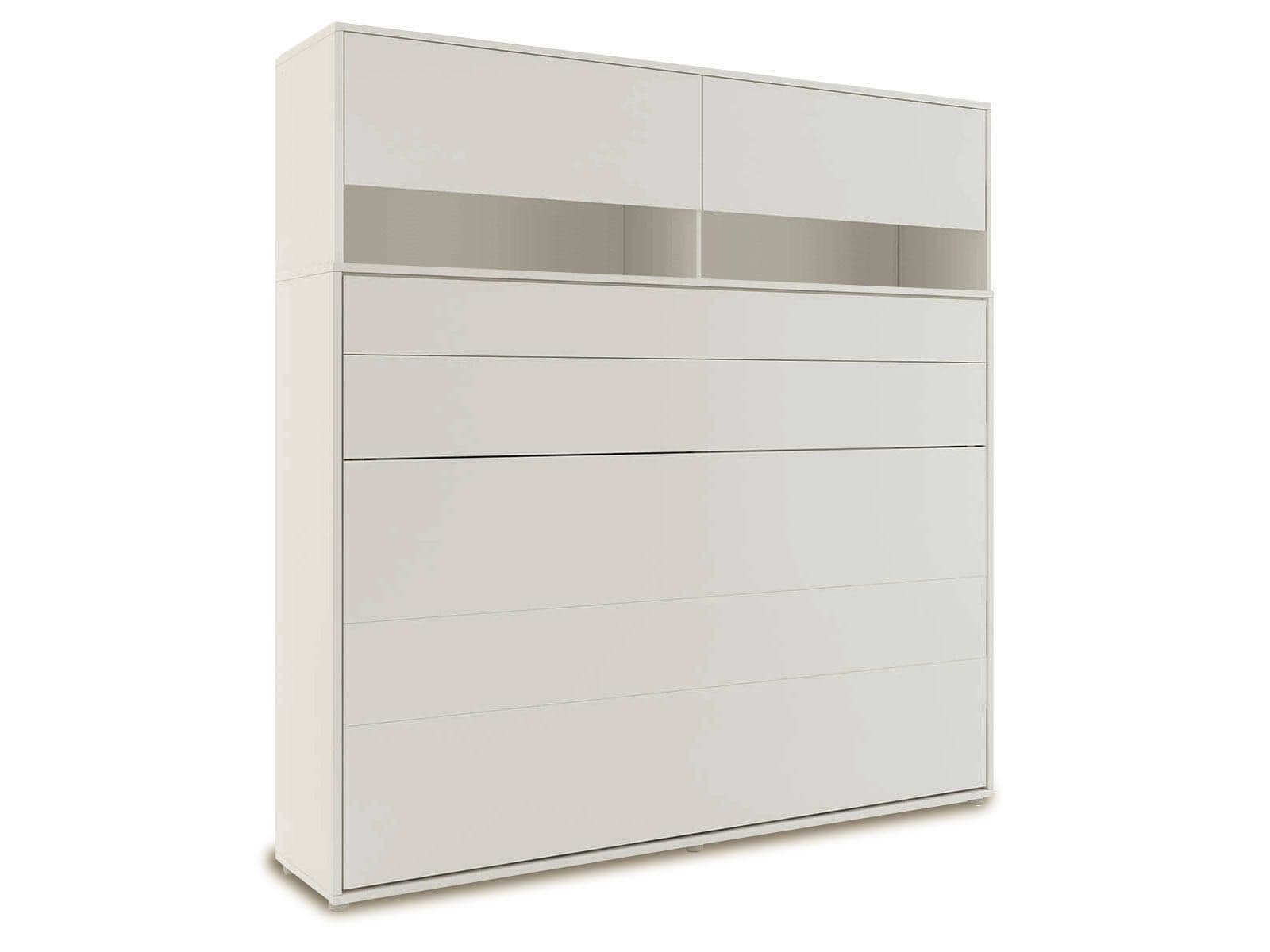 Opklapbed CONCEPTION PRO 140x200 cm kasjmier (horizontaal) met opzetkast