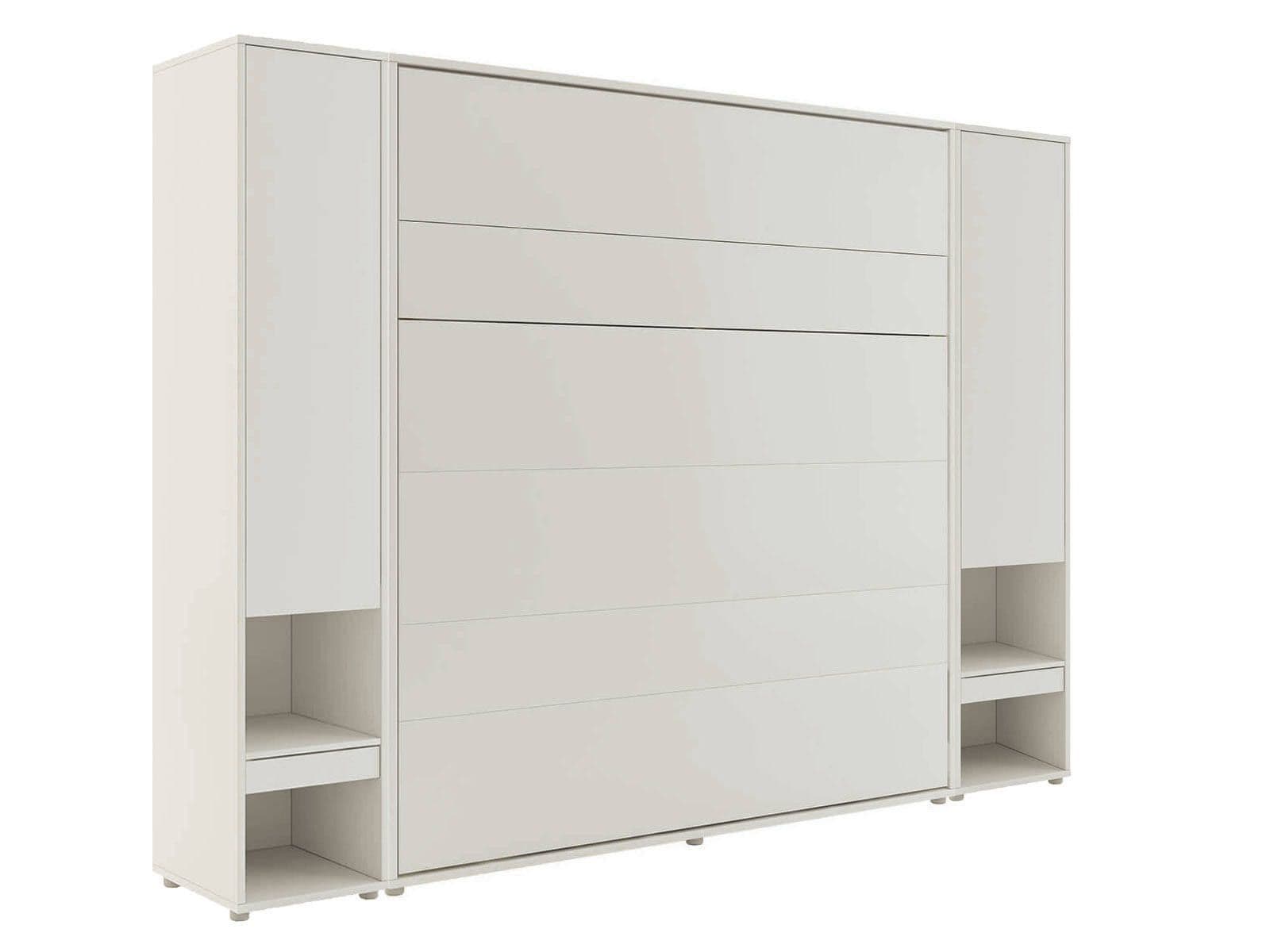 Opklapbed CONCEPTION PRO 180x200 cm kasjmier (verticaal) met kasten