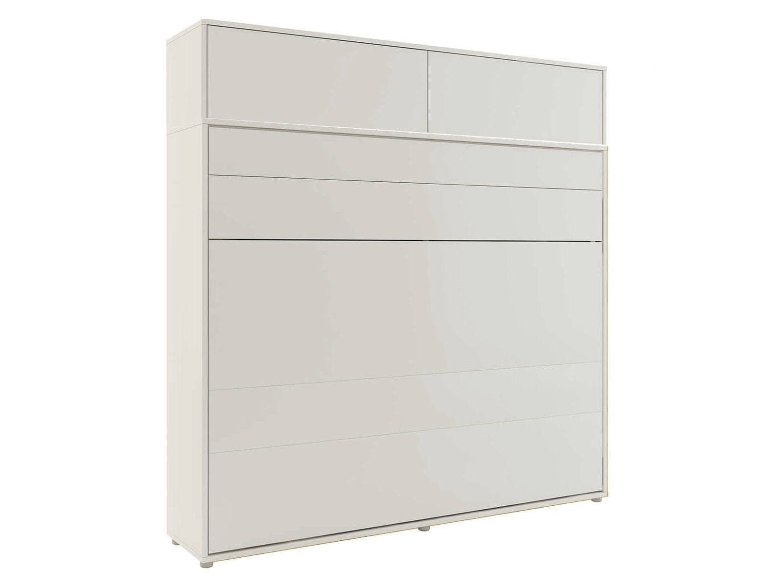 Opklapbed CONCEPTION PRO 160x200 cm kasjmier (horizontaal) met opzetkast met matras