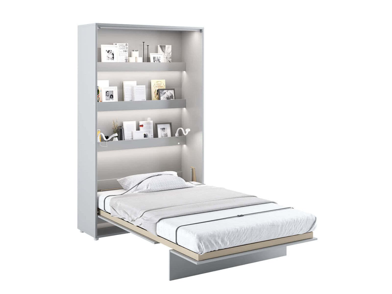 Opklapbed CONCEPTION PRO 120x200 cm mat grijs (verticaal)