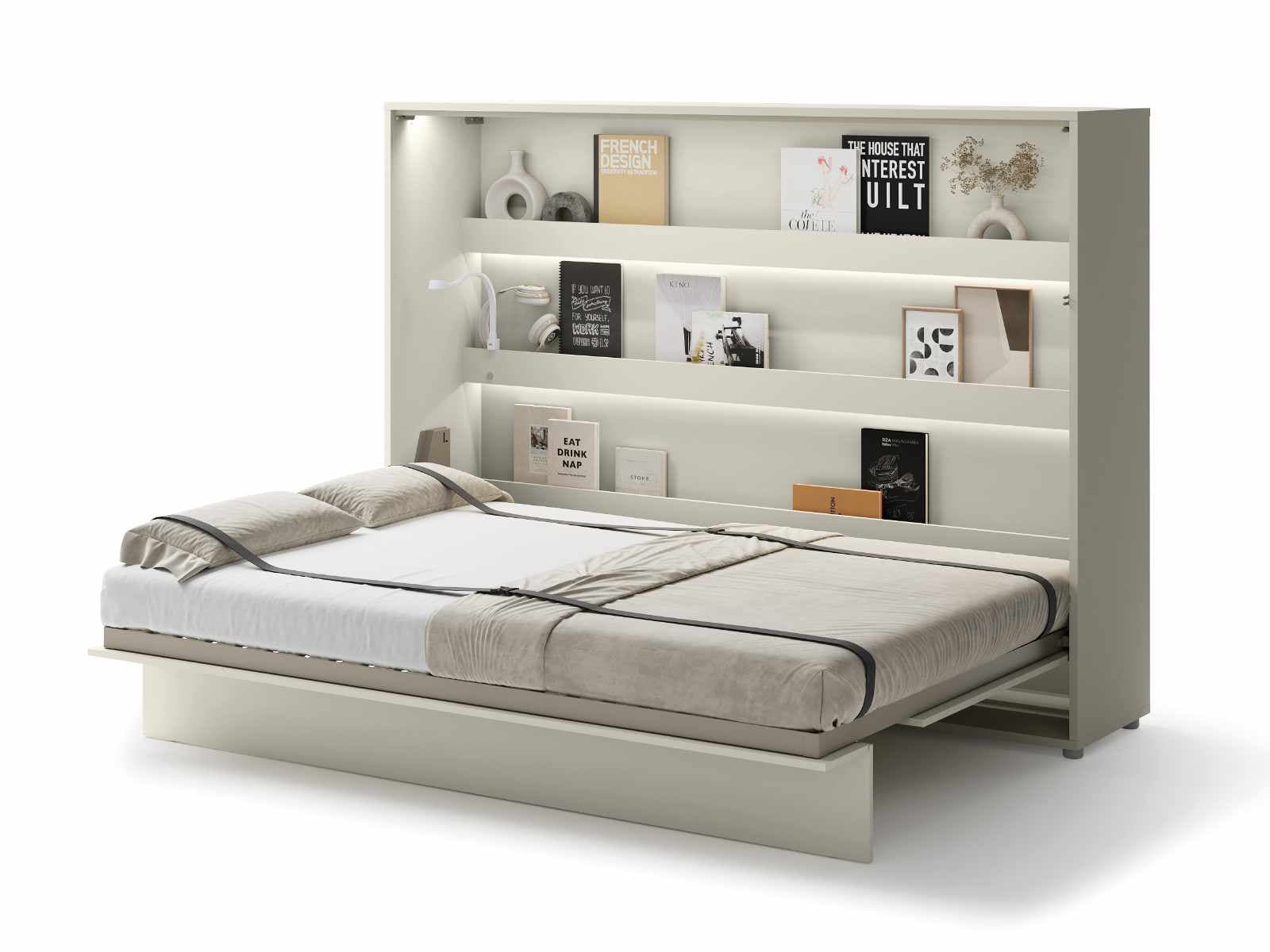 Opklapbed CONCEPTION PRO 140x200 cm kasjmier (horizontaal)