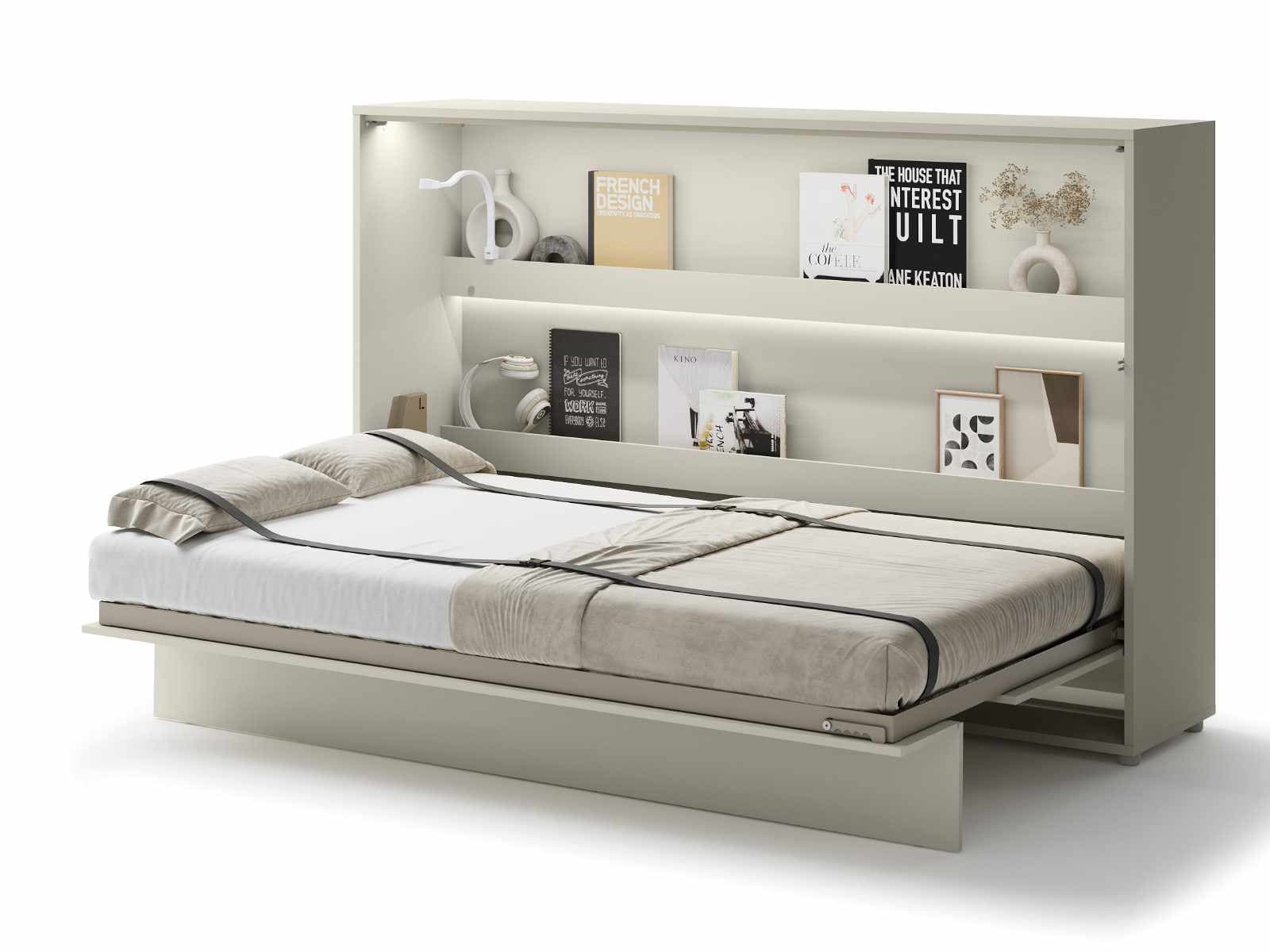 Opklapbed CONCEPTION PRO 120x200 cm kasjmier (horizontaal)